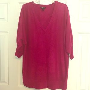 New York & Company Quarter Sleeve Tunic Blouse